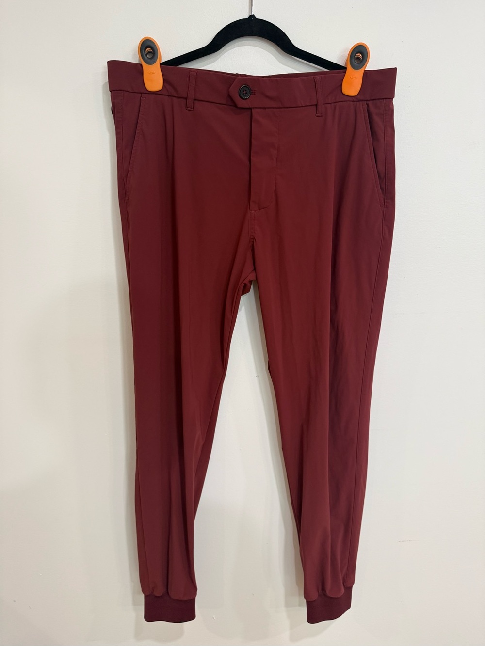 Greyson Sequoia Joggers 34 Maroon Burgundy Golf Pants 🔥